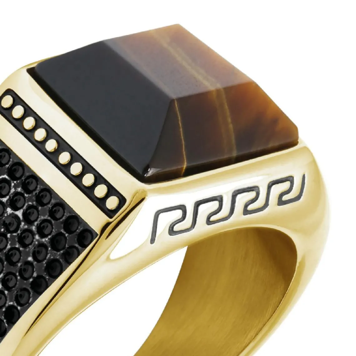 Rochet Bague Homme HA152 Rock - Doré | Homme Bague