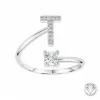 Athème Bague Initale T Femme B2804-T - Métal Argent | Femme Bague