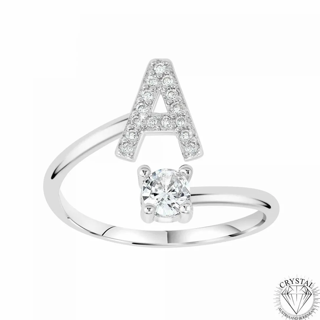 Athème Bague Intiale A Femme B2804-A - Métal Argent | Femme Bague