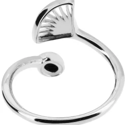 Kosma Paris Bague Kosma Arielle BRS22251-ARGENT - Métal Argenté & Onyx Noir Femme | Femme Bague