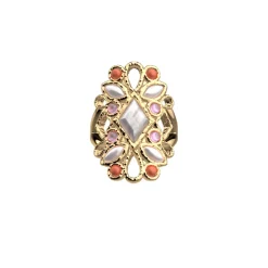 Les Georgettes Bague Doré 704434801080 P-Rosace | Femme Bague