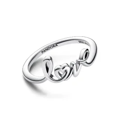 Pandora Bague Love en Lettres Cursives | Femme Bague
