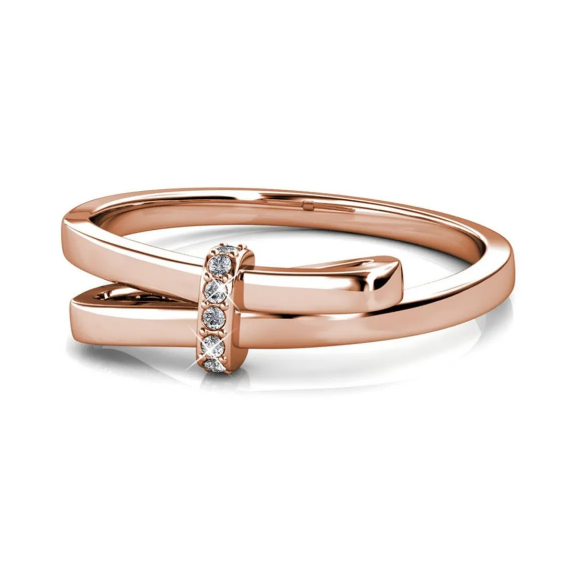 MYC-Paris Bague Luminous Bow Or Rose | Femme Bague