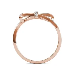 MYC-Paris Bague Luminous Bow Or Rose | Femme Bague