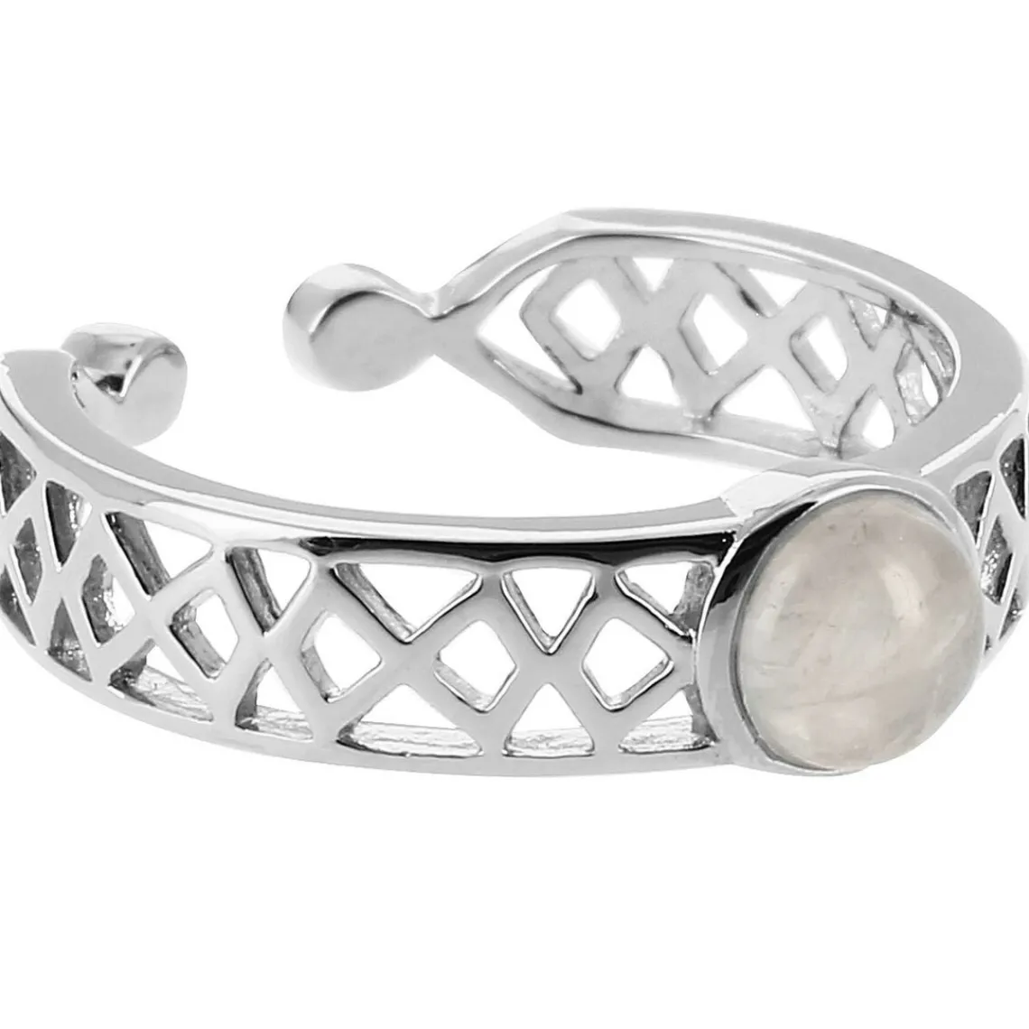 Kosma Paris Bague Mia Argenté & Pierre De Lune | Femme Bague