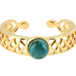 Kosma Paris Bague Mia Doré & Turquoise | Femme Bague