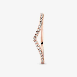 Pandora Bague 186316CZ - Bague Voeu Scintillant Rose Femme | Femme Bague
