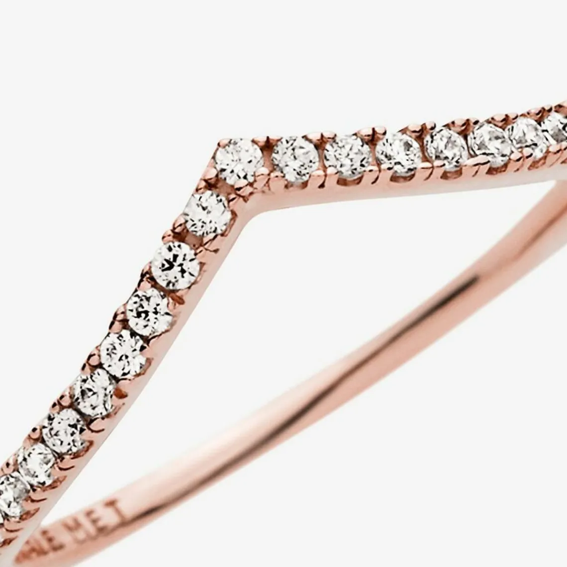 Pandora Bague 186316CZ - Bague Voeu Scintillant Rose Femme | Femme Bague