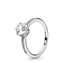 Pandora Bague Moments Couronne Etincelante Incolore | Femme Bague