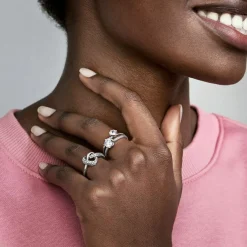 Pandora Bague Moments Cœur Noué | Femme Bague