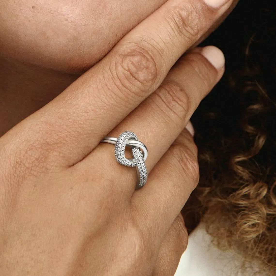 Pandora Bague Moments Cœur Noué | Femme Bague