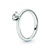 Pandora Bague Moments Solitaire Cœur Incolore | Femme Bague