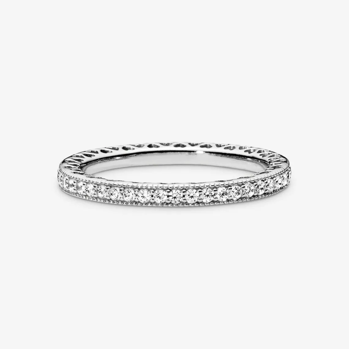 Pandora Bague Signature cœurs scintillants | Femme Bague
