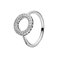 Pandora Bague Signature Halo Scintillant | Femme Bague