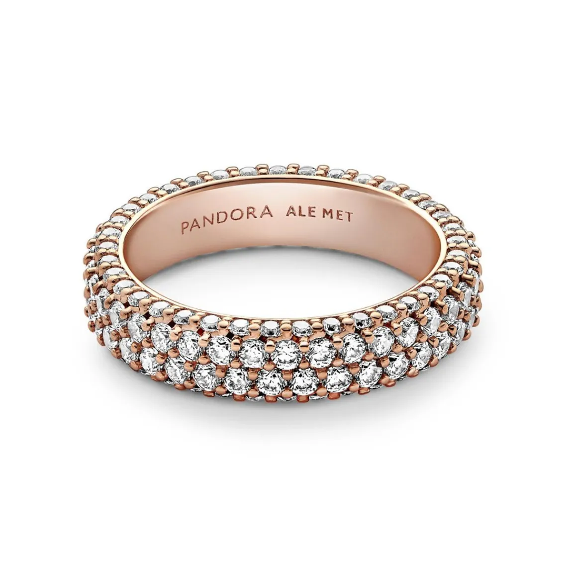 Pandora Bague Timeless - Double Rang Pavé | Femme Bague
