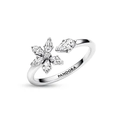 Pandora Bague Timeless - Ouverte Herbier Scintillant | Femme Bague