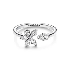 Pandora Bague Timeless - Ouverte Herbier Scintillant | Femme Bague