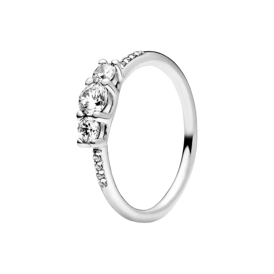 Pandora Bague Timeless trois pierres rondes | Femme Bague