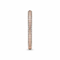 Pandora Bague Pavée ronde argent ME | Femme Bague