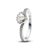 Pandora Bague Perle de Culture d’Eau Douce Traitée Princesse Disney Arielle Coquillage | Femme Bague