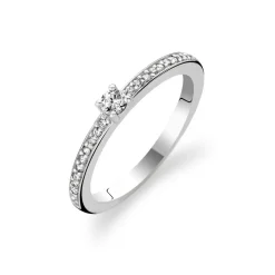 Ti Sento Bague Silver Solitaire 1869ZI | Femme Bague