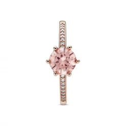 Pandora Bague Solitaire Couronne Rose Signature | Femme Bague