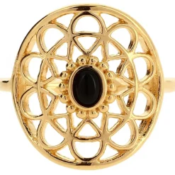 Kosma Paris Bague Stella Oxyde Doré | Femme Bague