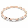 Swarovski Bijoux Bague VITTORE:RING MARQUISE CZWH/ROS - Bague Cristaux Swarovski doré rose Femme | Femme Bague