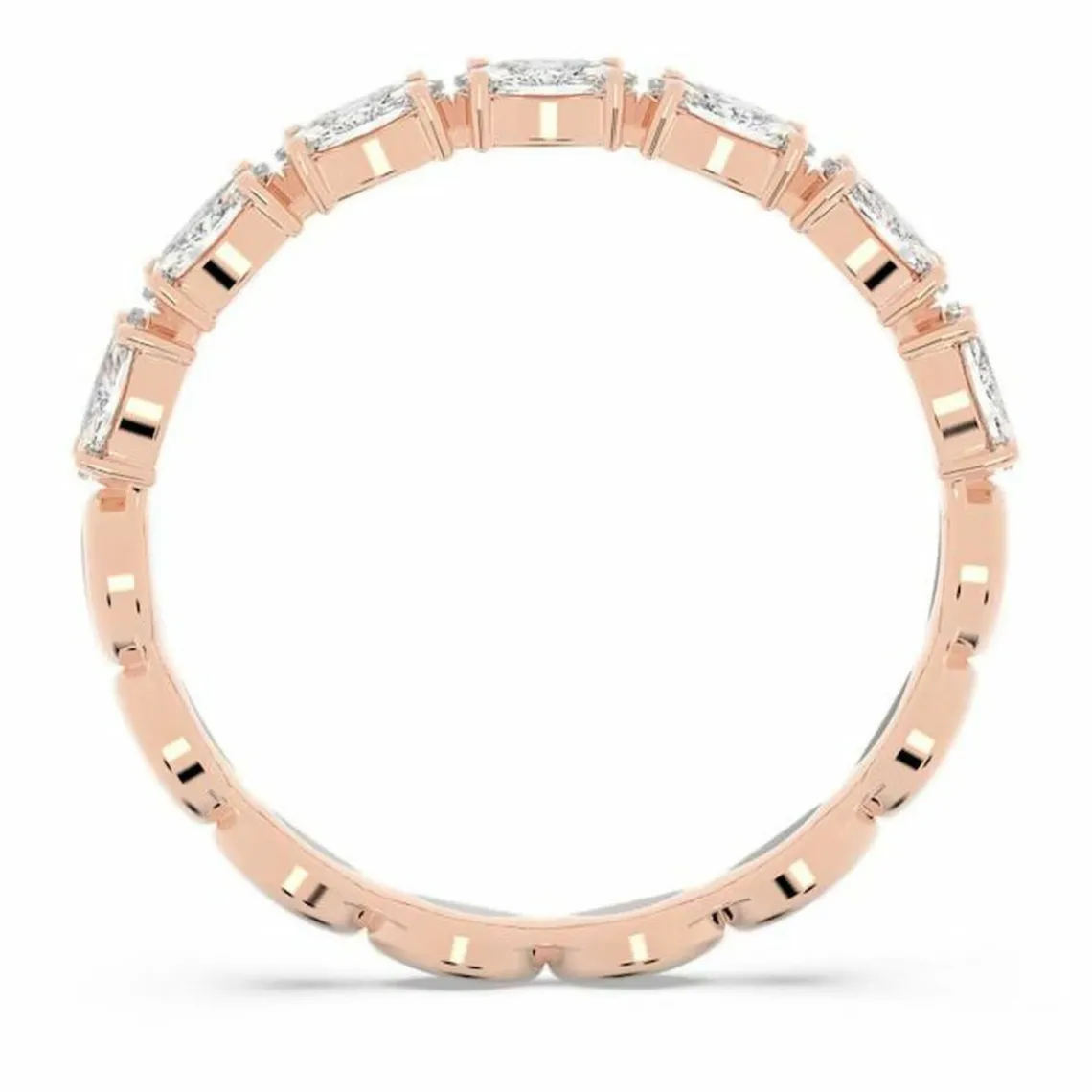 Swarovski Bijoux Bague VITTORE:RING MARQUISE CZWH/ROS - Bague Cristaux Swarovski doré rose Femme | Femme Bague