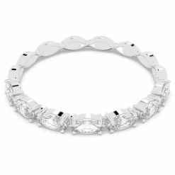 Swarovski Bijoux Bague VITTORE:RING MARQUISE CZWH/RHS - Bague Cristaux Métal Rhodié Femme | Femme Bague