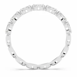 Swarovski Bijoux Bague VITTORE:RING MARQUISE CZWH/RHS - Bague Cristaux Métal Rhodié Femme | Femme Bague