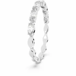 Swarovski Bijoux Bague VITTORE:RING MARQUISE CZWH/RHS - Bague Cristaux Métal Rhodié Femme | Femme Bague