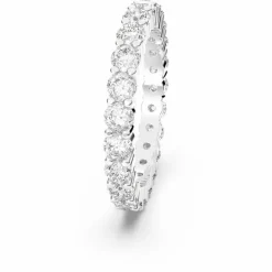 Swarovski Bijoux Bague Swarovski Classic Jewelry VITTORE-XL-CZWH-RHS - Bague Acier Sertie Femme | Femme Bague