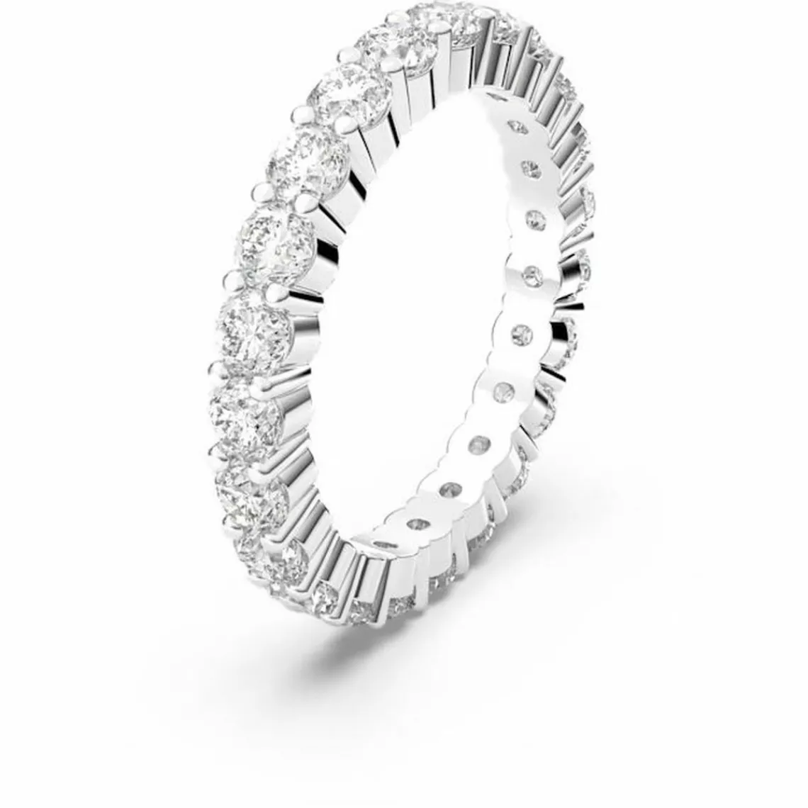 Swarovski Bijoux Bague Swarovski Classic Jewelry VITTORE-XL-CZWH-RHS - Bague Acier Sertie Femme | Femme Bague