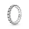 Pandora Bague Éternité cristaux blanc Timeless | Femme Bague