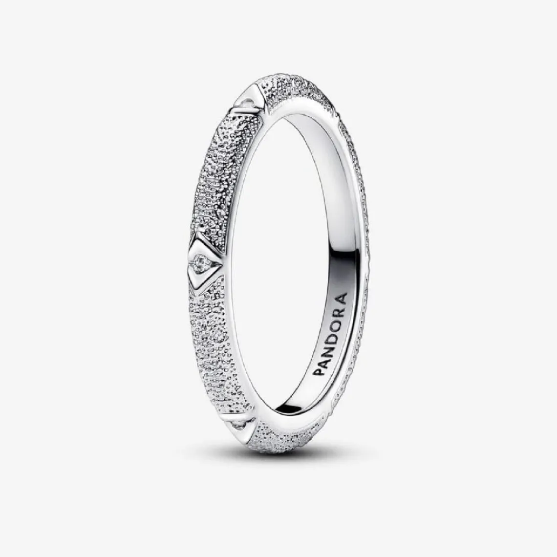 Pandora Bague Texture et Pierres ME Argent | Femme Bague