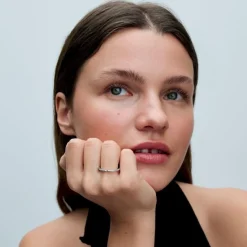 Pandora Bague Texture et Pierres ME Argent | Femme Bague