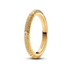 Pandora Bague Texture et Pierres ME Doré | Femme Bague
