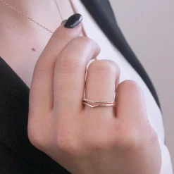 MYC-Paris Bague Tiryns Or Rose | Femme Bague