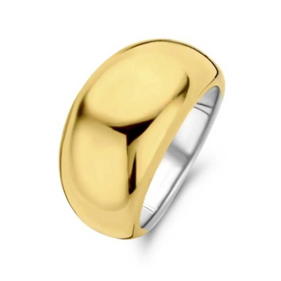 Ti Sento Bague 12171SY - argent doré grand modèle Femme | Femme Bague