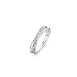 Ti Sento Bague 1953ZI - Bague Argent Cristaux Blancs Femme | Femme Bague