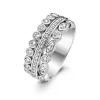Ti Sento Bague 1984ZI - Bague Argent Zirconium Femme | Femme Bague