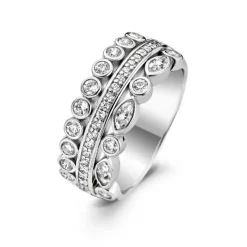 Ti Sento Bague 1984ZI - Bague Argent Zirconium Femme | Femme Bague