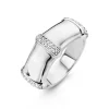 Ti Sento Bague 12049ZI - Bague Pic Cristaux Femme | Femme Bague