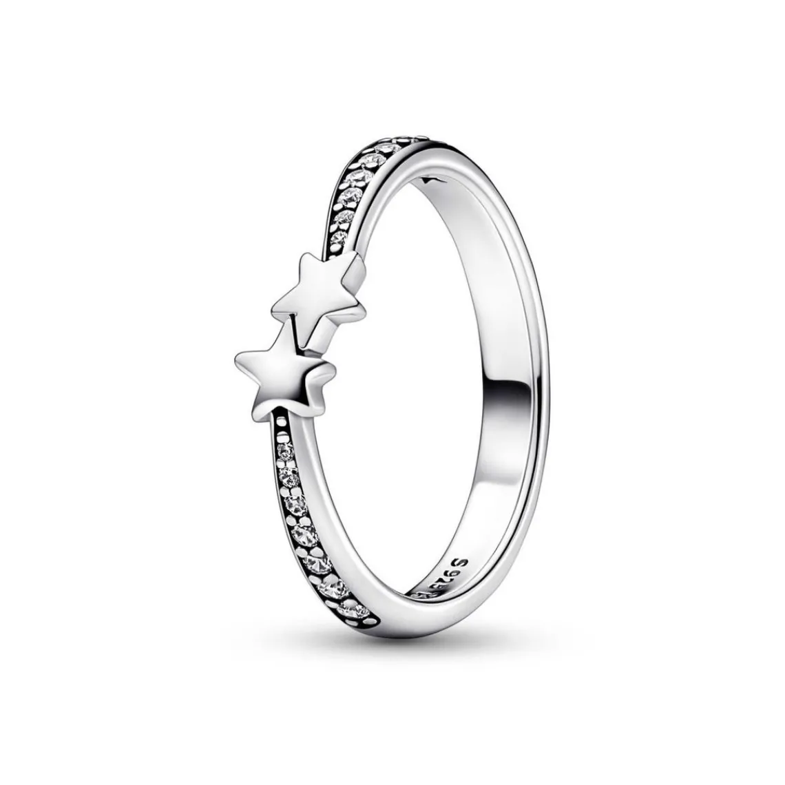Pandora Bague Étoiles Filantes Scintillantes – Moments | Femme Bague