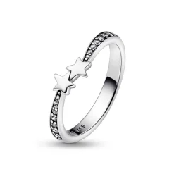 Pandora Bague Étoiles Filantes Scintillantes – Moments | Femme Bague