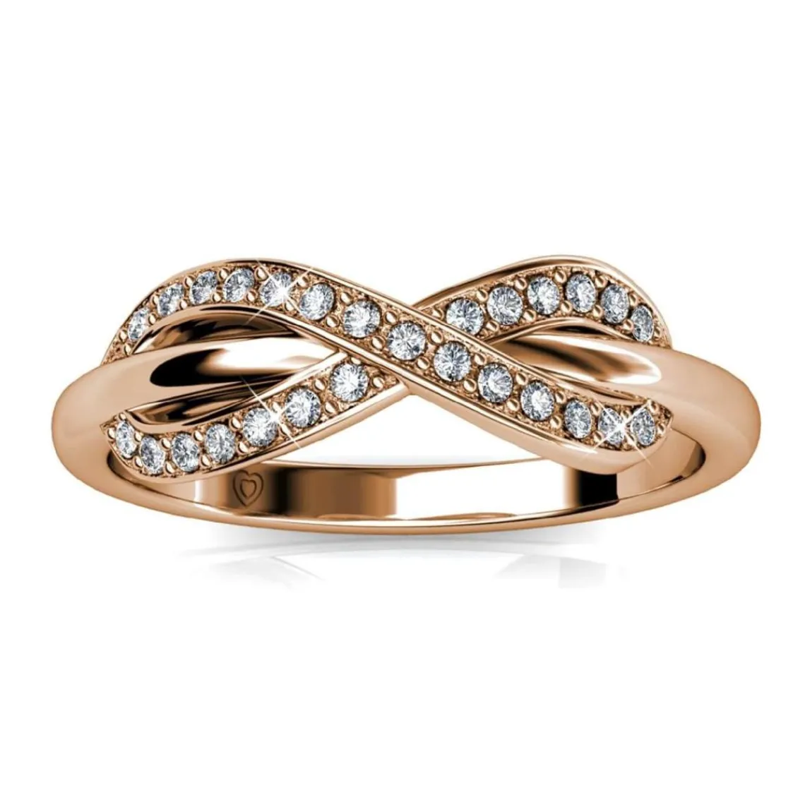 MYC-Paris Bague Trist DR0028-RG - Or Rosé Et Cristal | Femme Bague