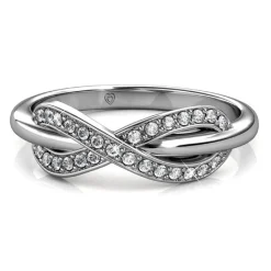 MYC-Paris Bague Trist DR0028-S - Argenté Et Cristal | Femme Bague