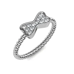 MYC-Paris Bague Twisted Ribbon Argentée | Femme Bague