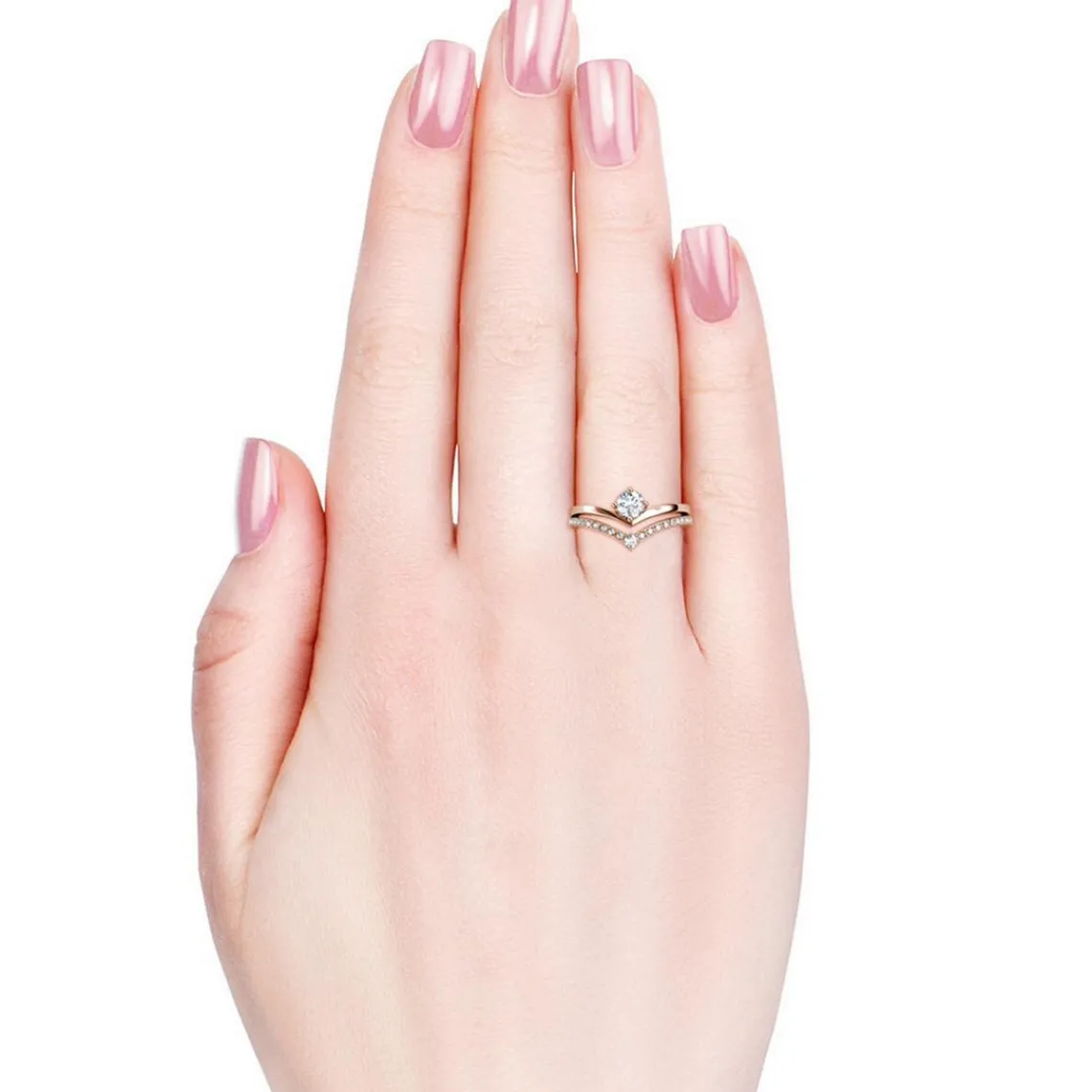 MYC-Paris Bague Zinnia Or Rose | Femme Bague